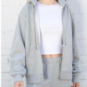 Brandy Melville Gray Christie Hoodie